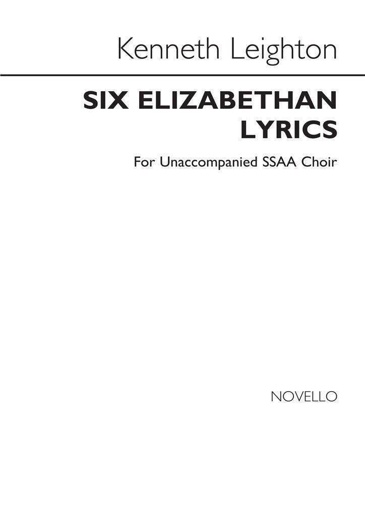 Six Elizabethan Lyrics