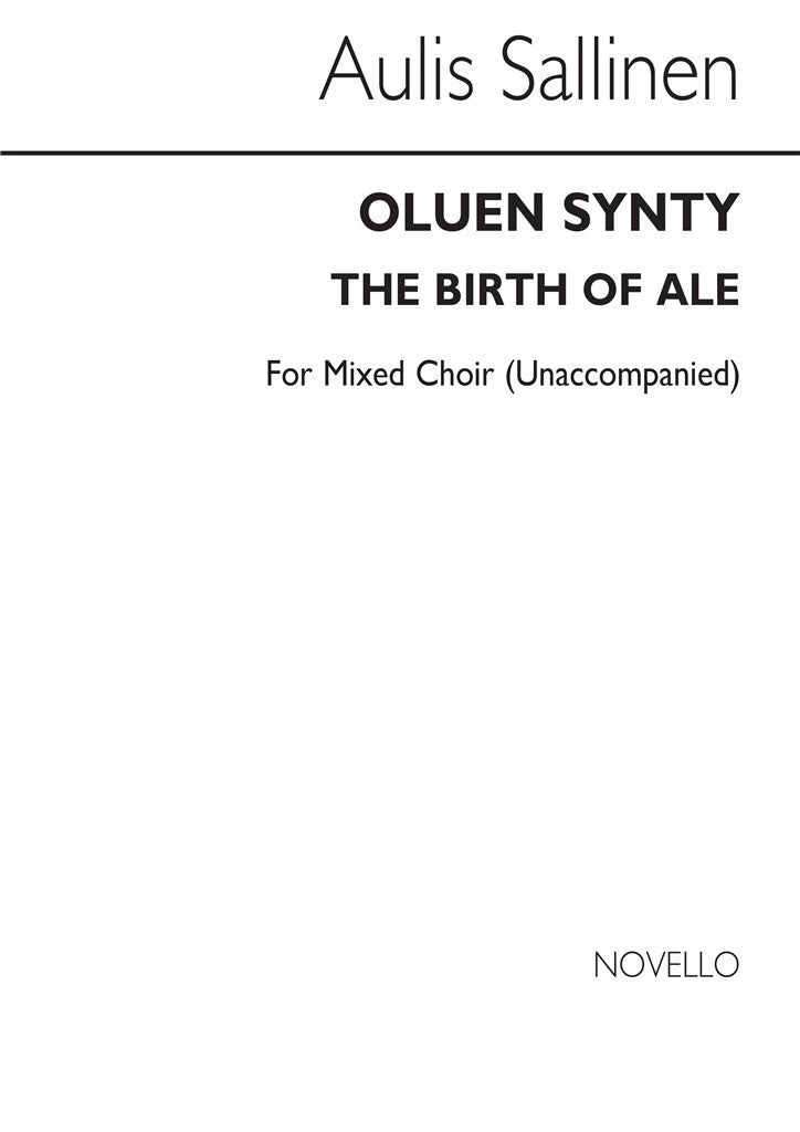 Oluen Synty (The Birth of Ale) Op.77