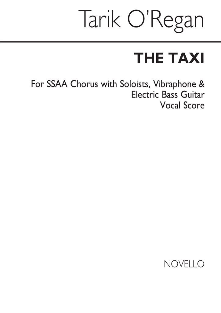 The Taxi (Vocal Score)