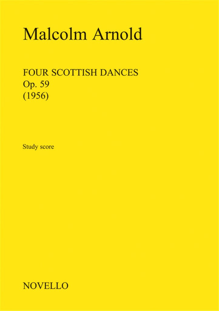 Four Scottish Dances (Study Score)