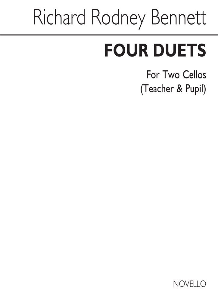 Four Duets For Two Cellos - Parts