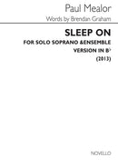 Sleep On (In B-Flat) (Vocal Score)