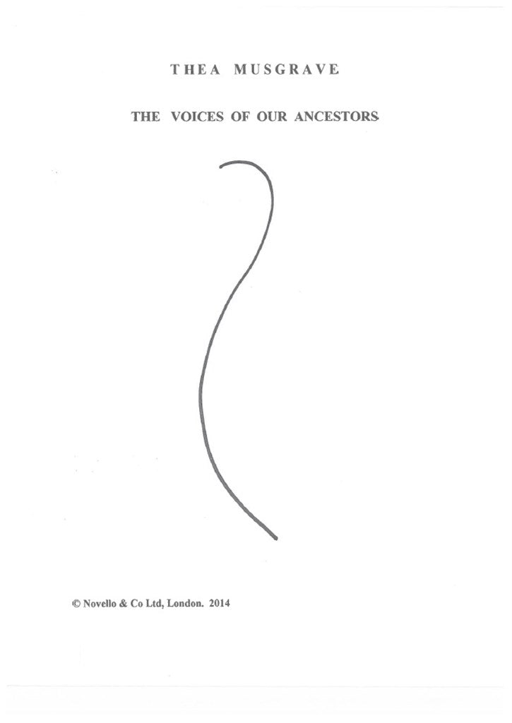The Voices of Our Ancestors (Score & Parts)