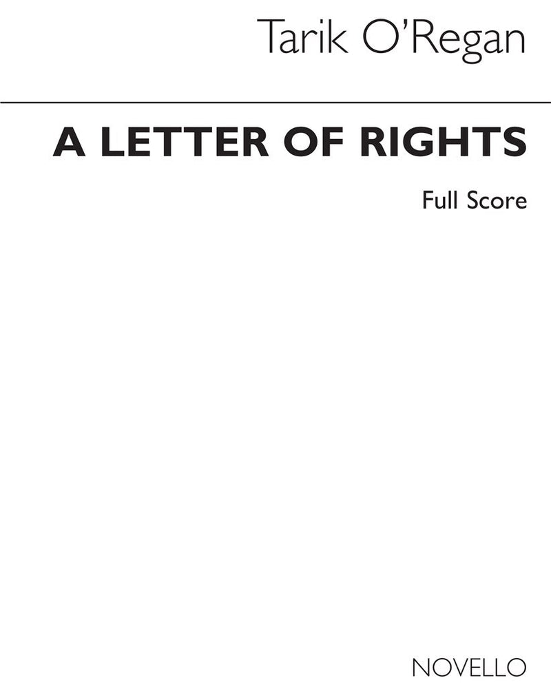 A Letter of Rights (Score Only)