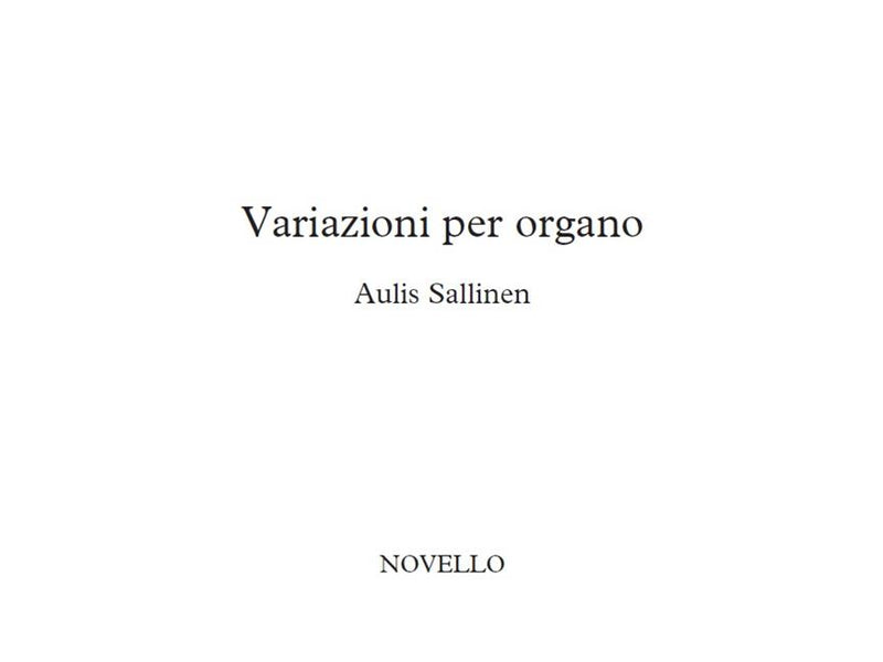 Variazioni Per Organi