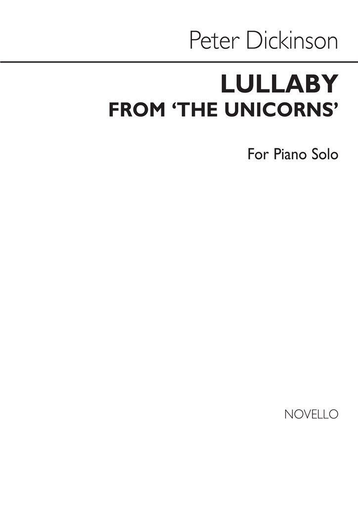 Lullaby From 'The Unicorns' (Piano)