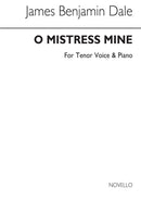 O Mistress Mine In F for High Vce and Piano