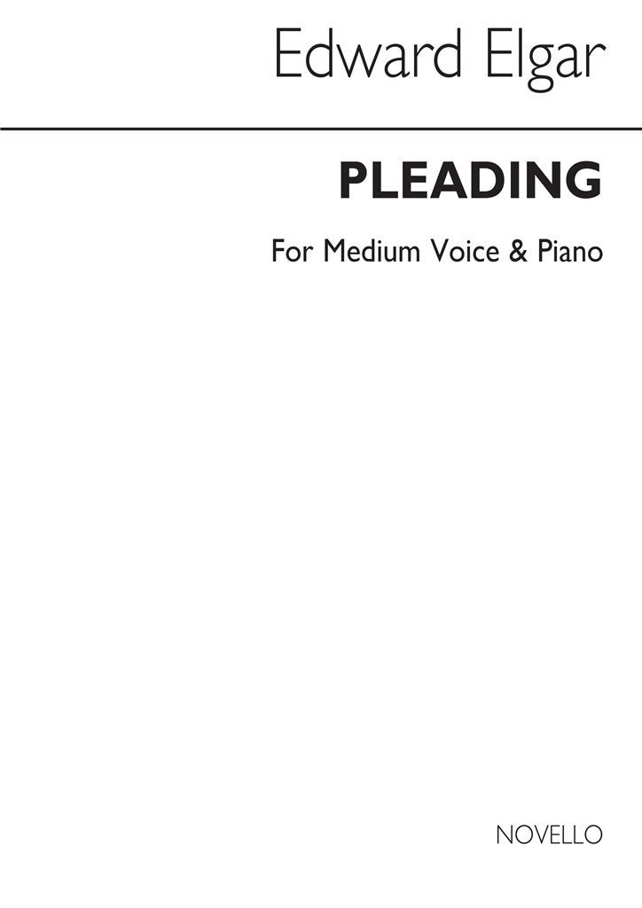 Pleading for Medium Voice with Piano