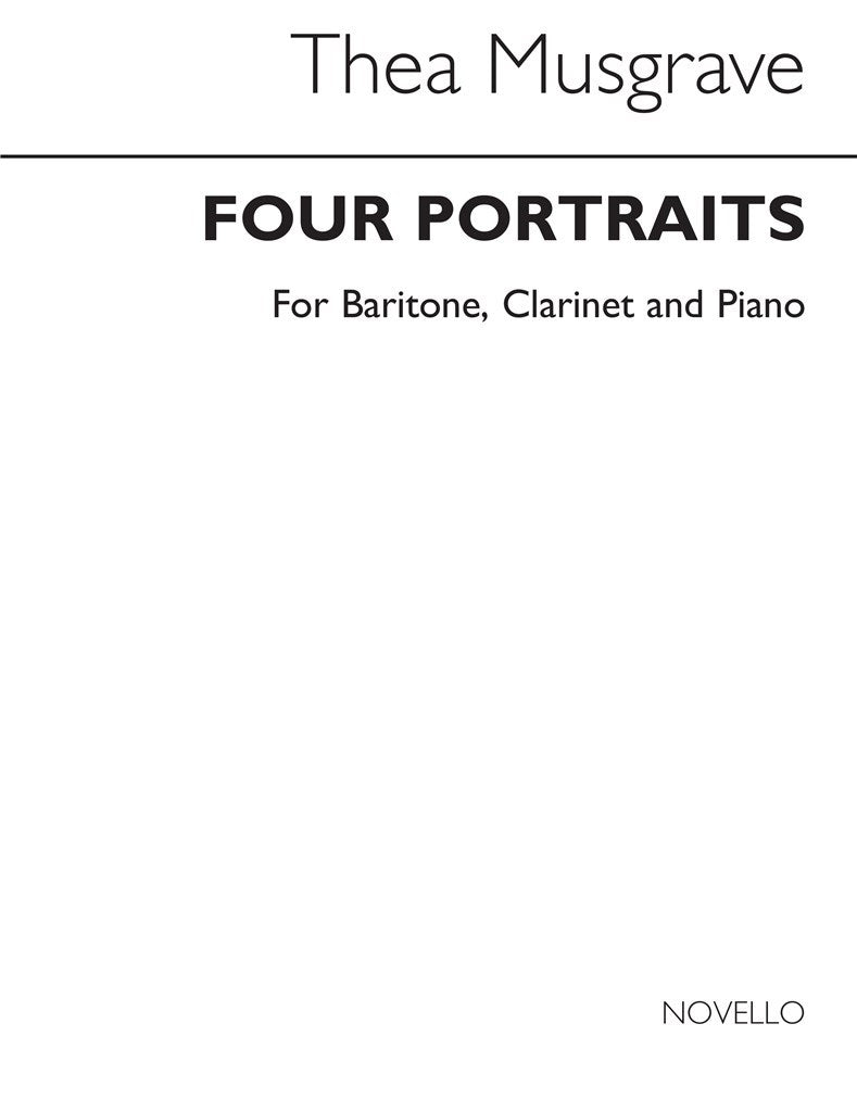 Four Portraits Bar for Clarinet and P.