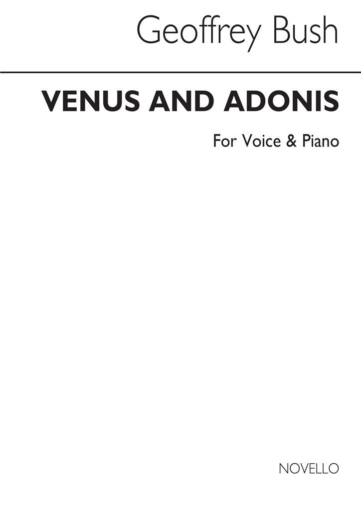 Venus & Adonis for Voice and Piano