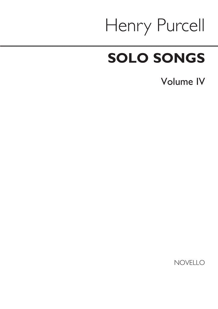 Solo Songs Volume IV
