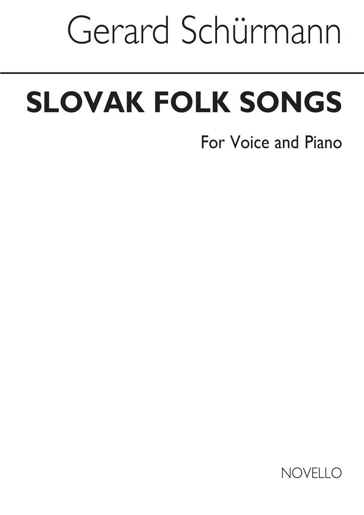 Slovak Folk Songs for Voice and Piano