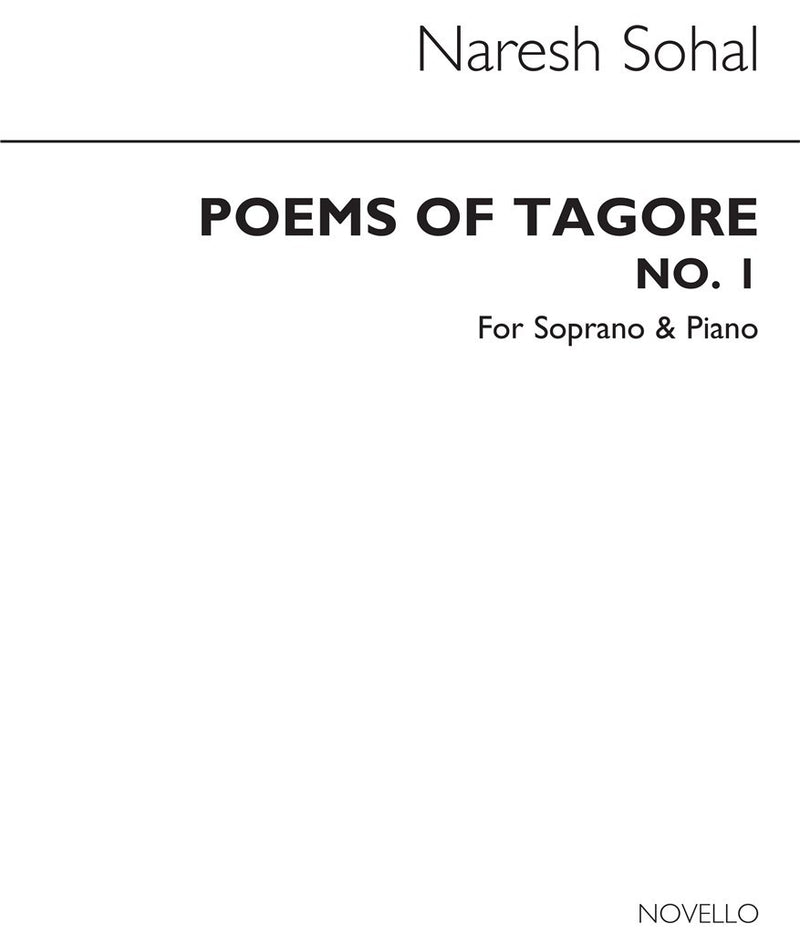 Poems of Tagore for Soprano and Piano