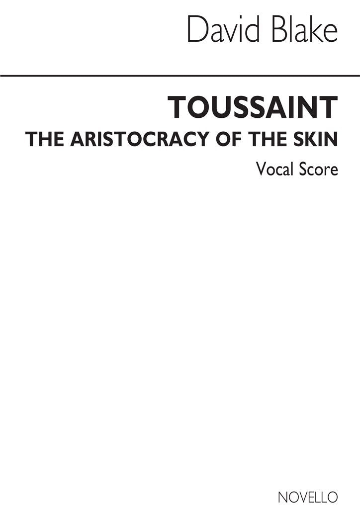 Blake Toussaint Aristocracy of The Skin V/S