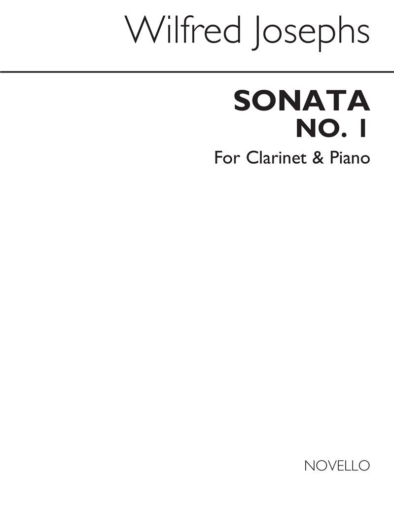 Sonata No.1 For Clarinet and P.