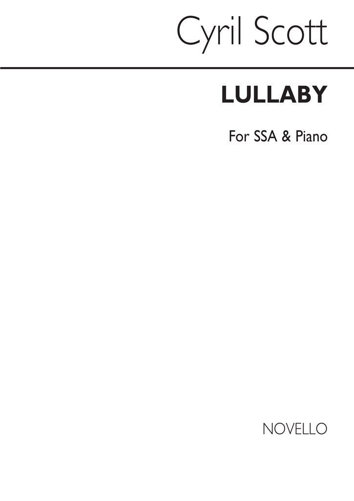 Lullaby for SSA and piano acc.