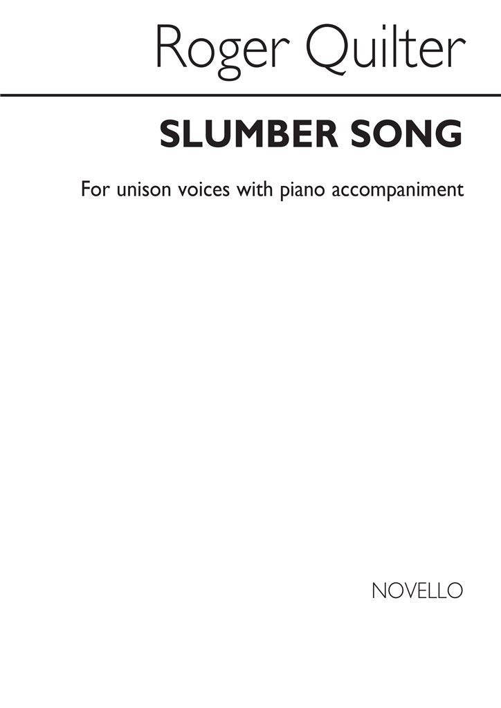 Quilter Slumber Song Unison