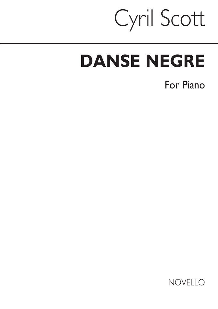 Danse Negre Op.58 No. 5 for Piano