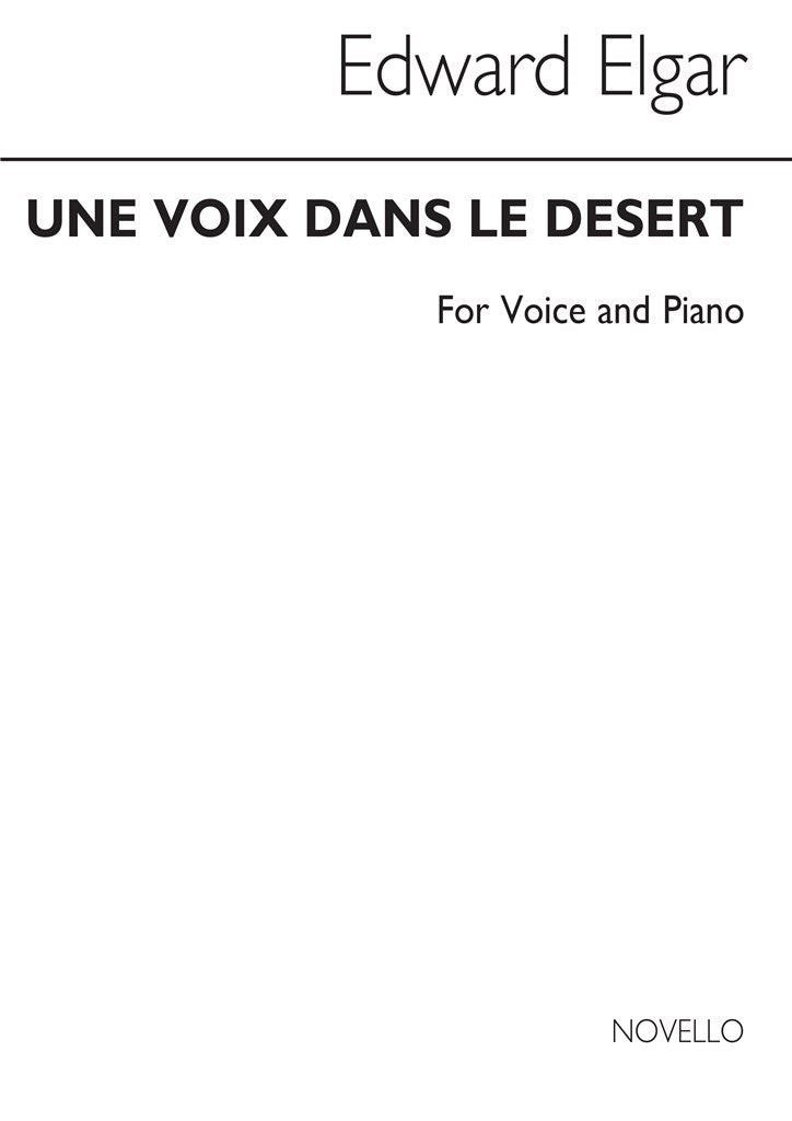 Une Voix Dans Le Desert