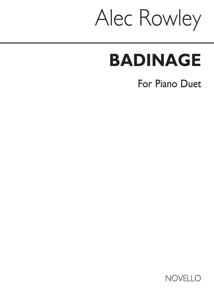 Badinage For Piano Duet