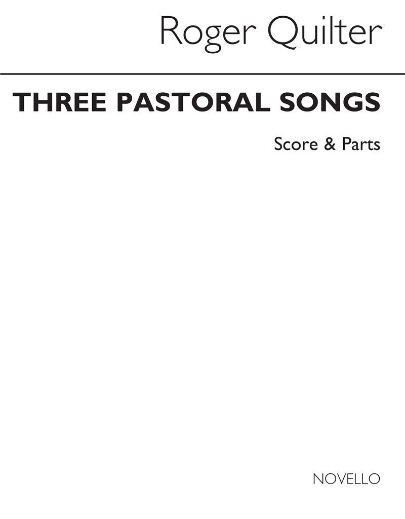 Three Pastoral Songs Op. 22 (Low Voice, Violin, Cello, Piano)