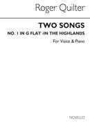 Two Songs (In The Highlands) Op. 26-no1 In G Flat