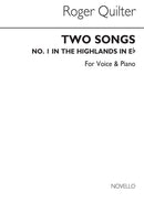 Two Songs (In The Highlands) Op. 26-no1 In E Flat