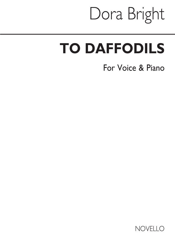 To Daffodils (Vocal and Piano)