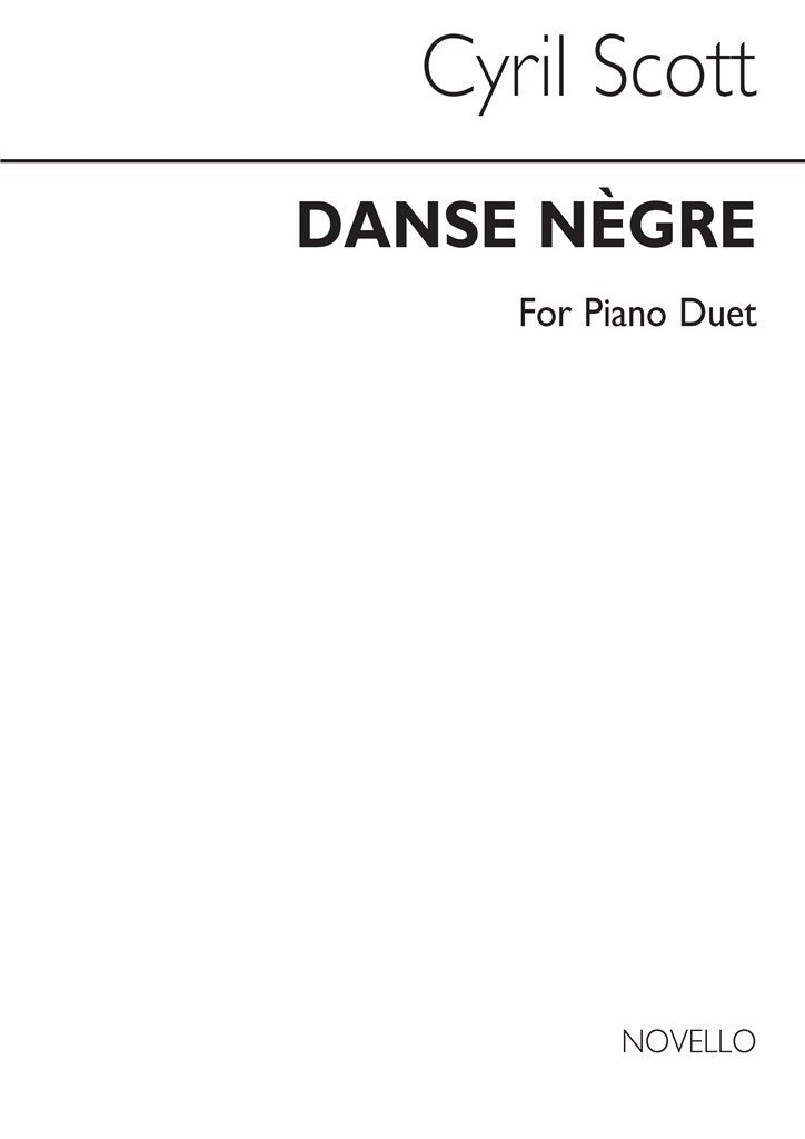 Dance Negre Op. 58 No.5 Piano Duet