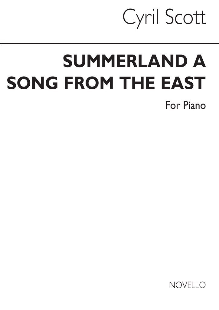 Summerland Op. 54 No.2 (A Song From The East)