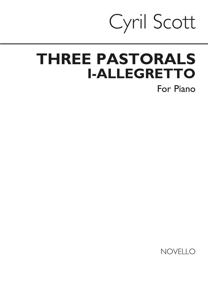 Three Pastorals (Movement No.1-allegretto)