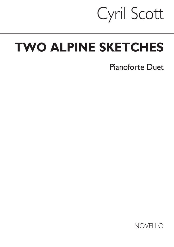 Two Alpine Sketches Op. 58 Piano Duet