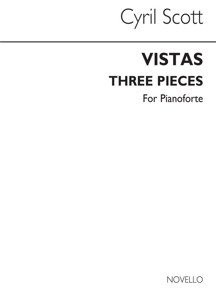 Vistas-three Pieces For Piano