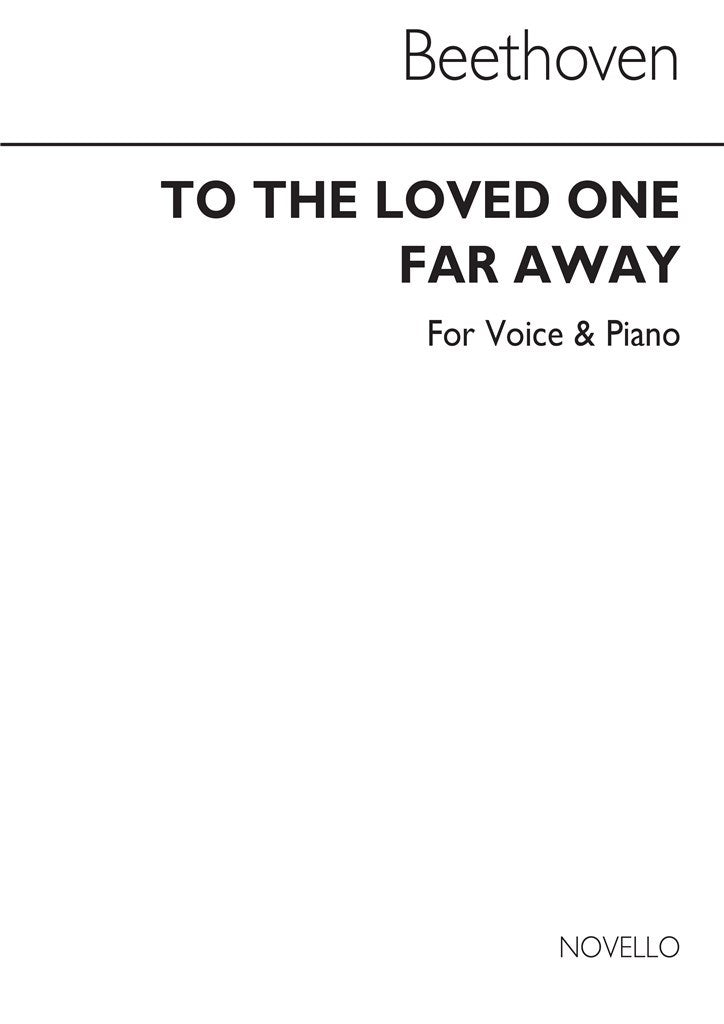 Beethoven To The Loved One Far Away (E/G)