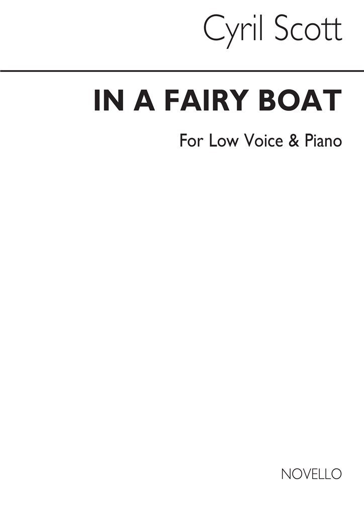 In A Fairy Boat Op. 61 No.2 (Low Voice and Piano)