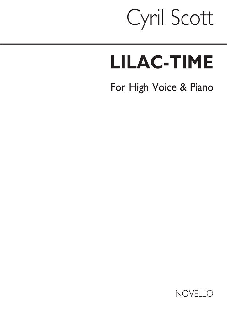 Lilac-time-high Voice/Piano