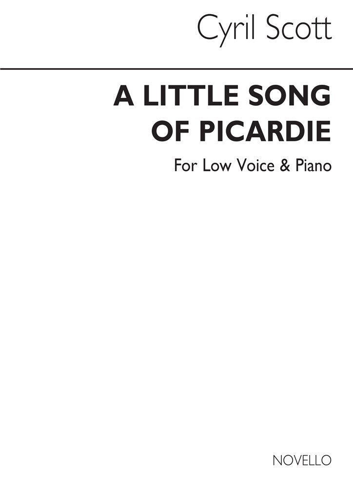 The Little Song of Picardie (Low Voice and Piano)