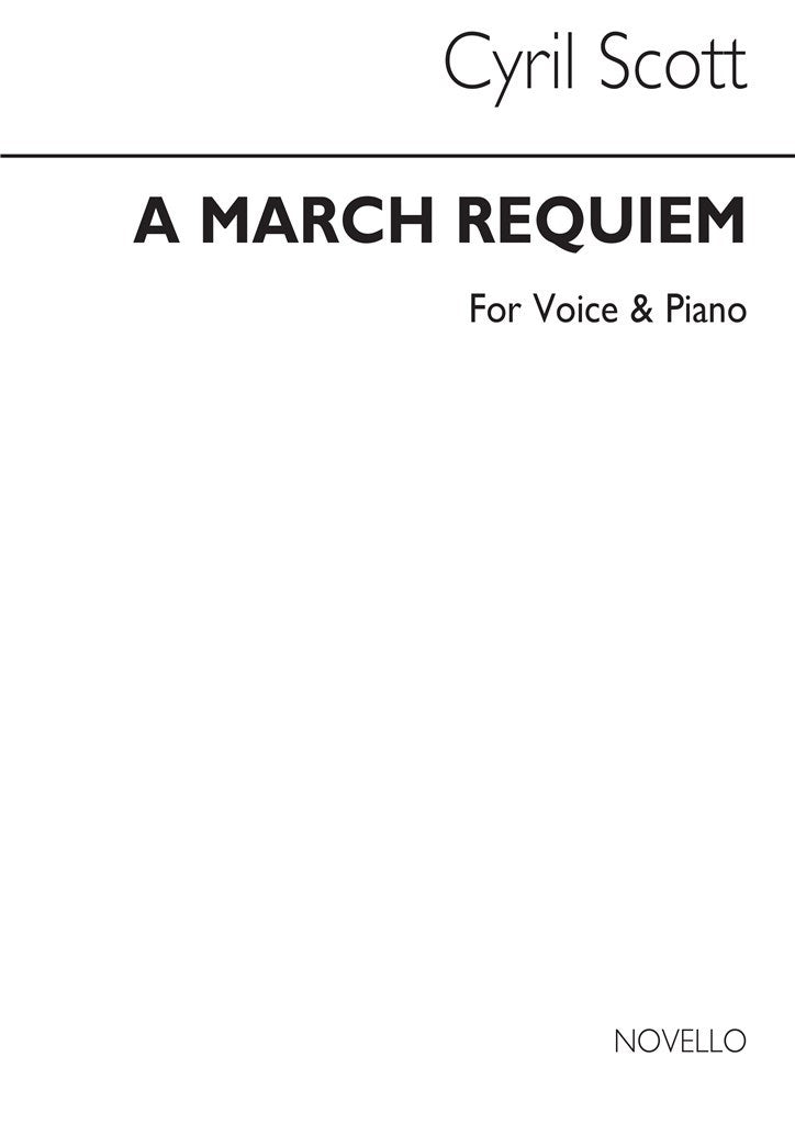 A March Requiem Voice/Piano