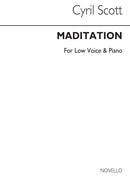 Meditation (Low Voice and Piano)