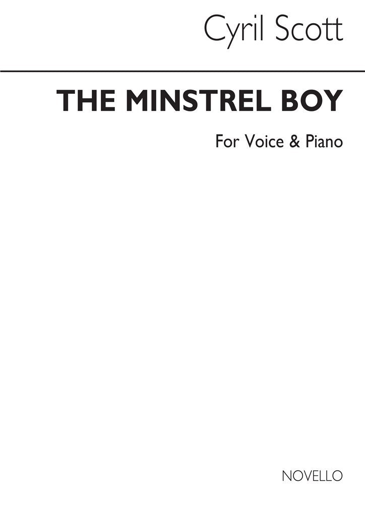 The Minstrel Boy (Low Voice and Piano)