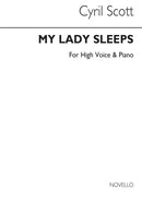 My Lady Sleeps Op. 70 No.1-high Voice/Piano