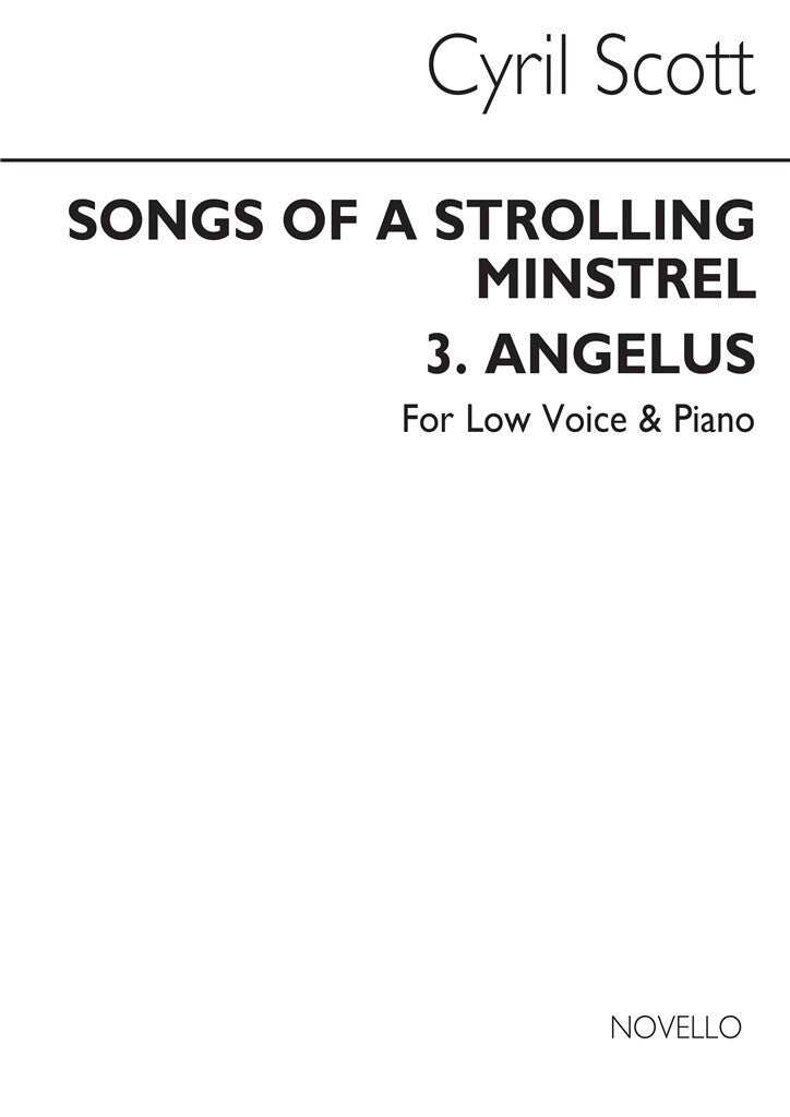 Angelus (From Songs of A Strolling Minstrel) (Low Voice and Piano)