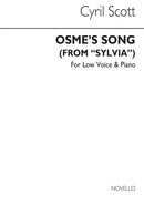 Osme's Song (From Sylvia) Op. 68 No.2 (Low Voice and Piano)
