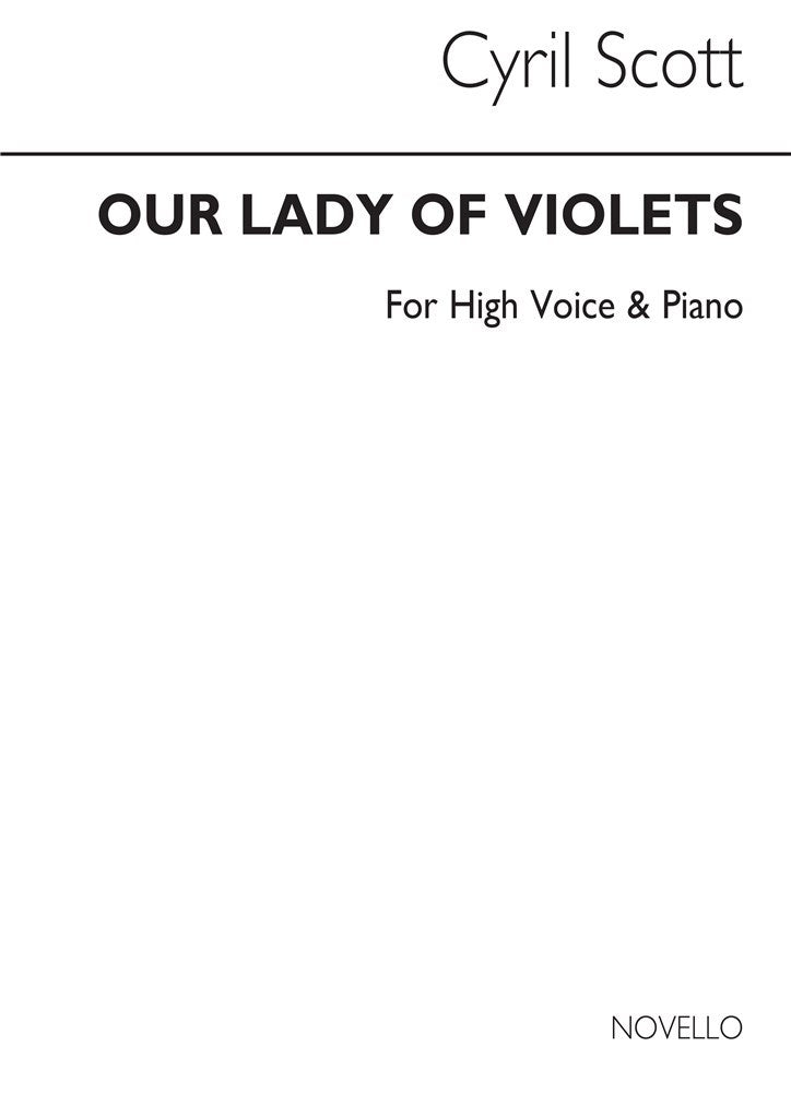 Our Lady of Violets (High Voice and Piano)