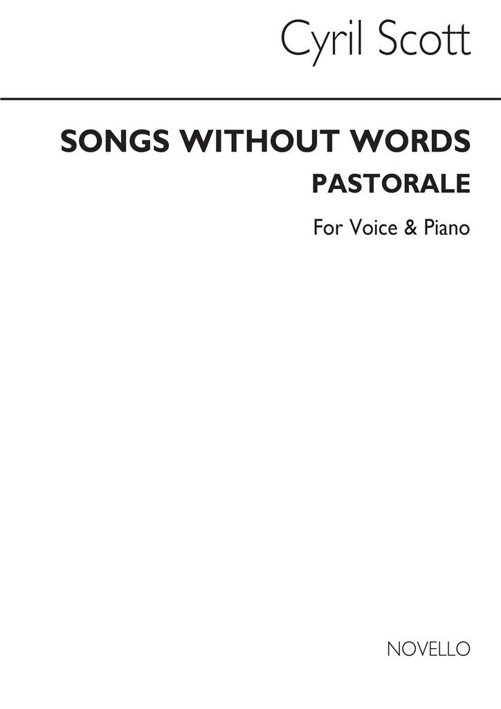 Pastorale (From Songs Without Words) Voice/Piano