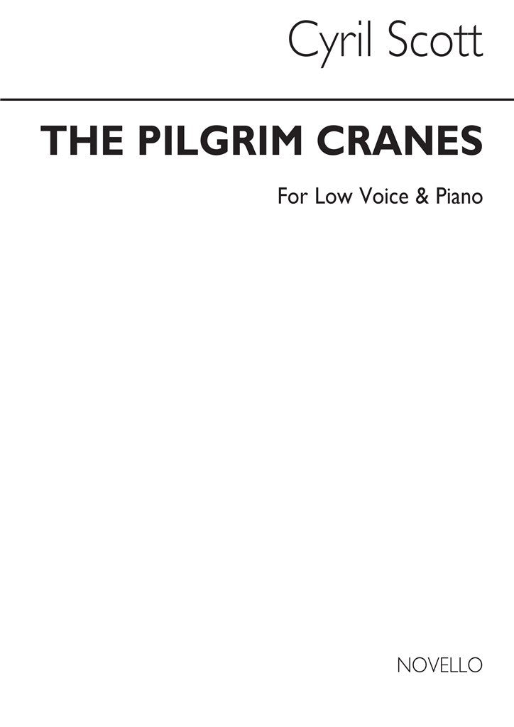 The Pilgrim Cranes (Low Voice and Piano)