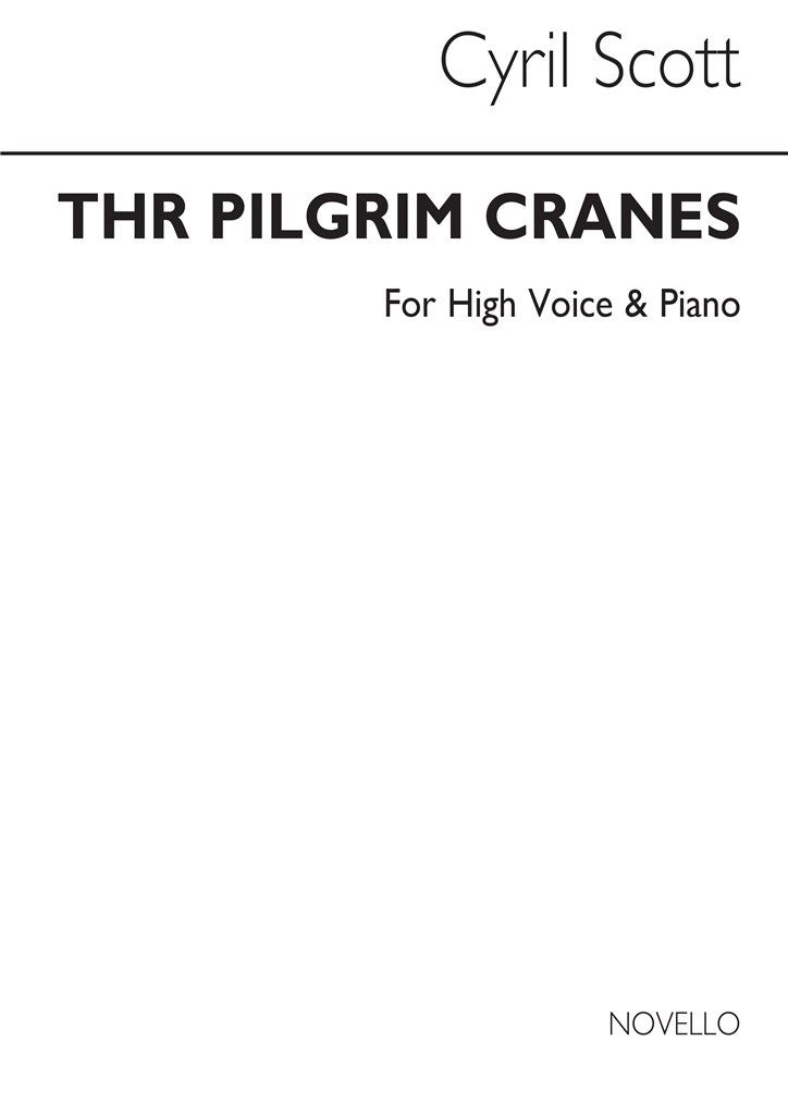 The Pilgrim Cranes (High Voice and Piano)