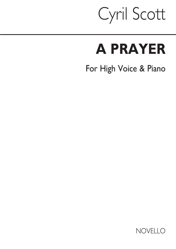 A Prayer (High Voice and Piano)