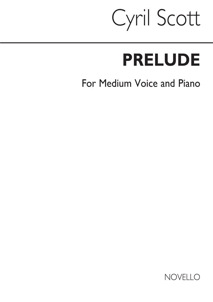 Prelude Op. 57 No.1 (Medium Voice and Piano)