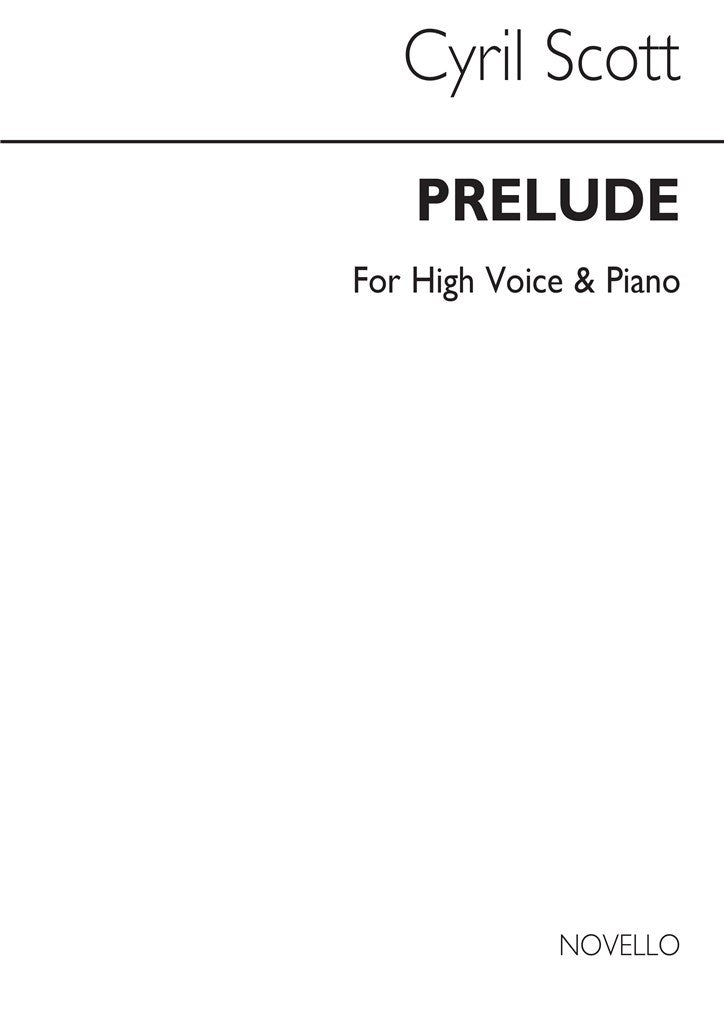 Prelude Op. 57 No.1 (High Voice and Piano)